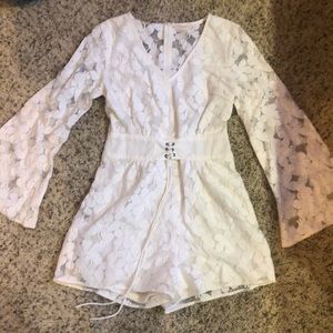 small lacey romper